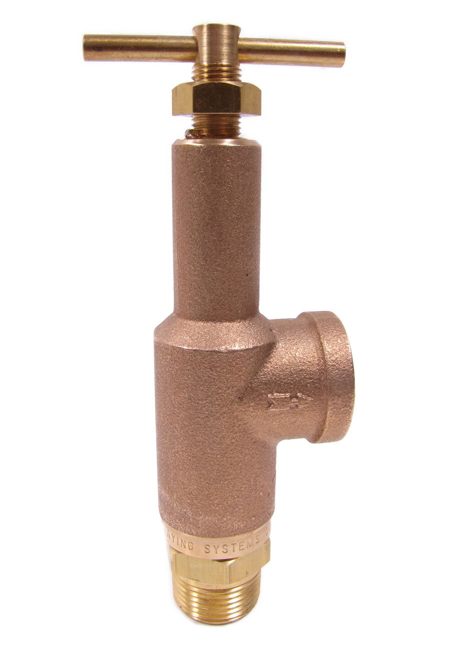 Diagram of a pressure control valve on an agricultural sprayer