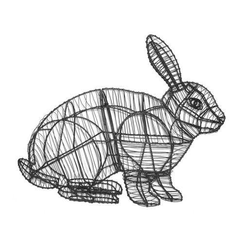 This 13&quot; Rabbit Topiary Frame comes with the wire frame only and does NOT include moss stuffing.
