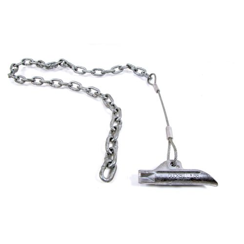 Duckbill 68-ATC Theft Deterrent with Chain. Secure your most valuable outdoor items firmly to the ground.