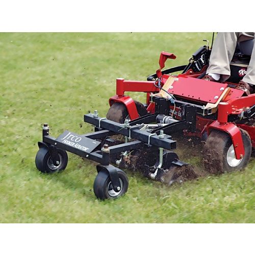 JRCO Soft Plug Aerator Commercial Mower Attachment (mower not included).