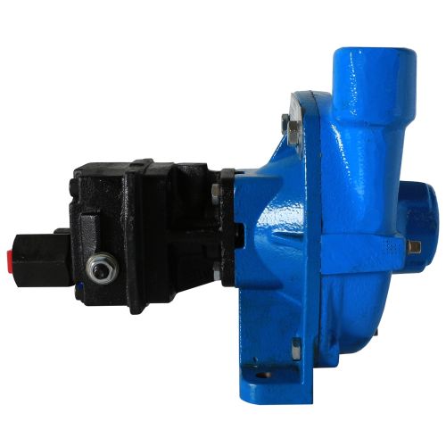 Shown here is the Hypro 9302C-HM1C. These hydraulically-driven centrifugal pumps can handle large capacity spraying jobs.