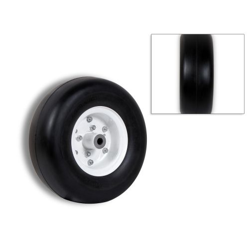 975- 13 inch Caster Wheel with Smooth Tread can handle up to 375 lbs.