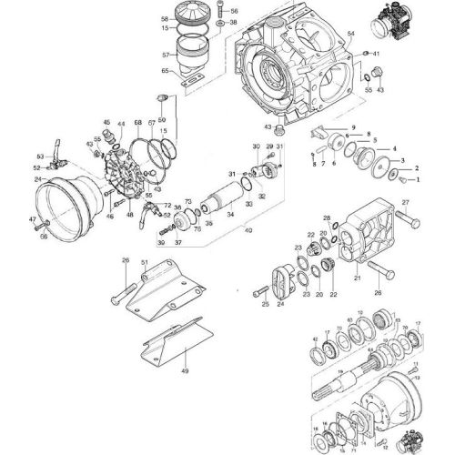 Complete parts list for the now discontinued Hypro D1516 Diaphragm Pump.