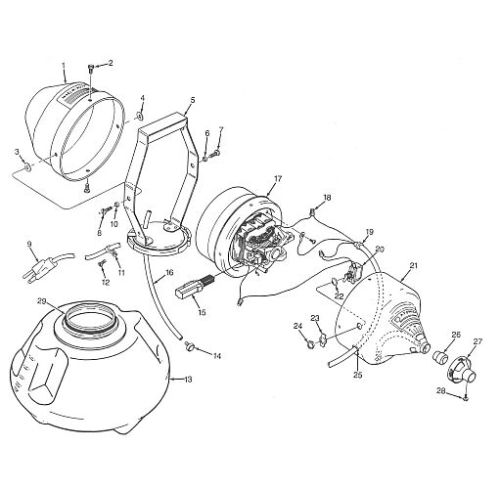 Parts list for the Hudson 99599 Atomist Sprayer.