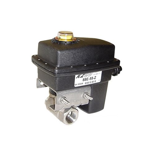 Pictured is the Stainless Steel Electric KZ 88 Series Ball Valve.