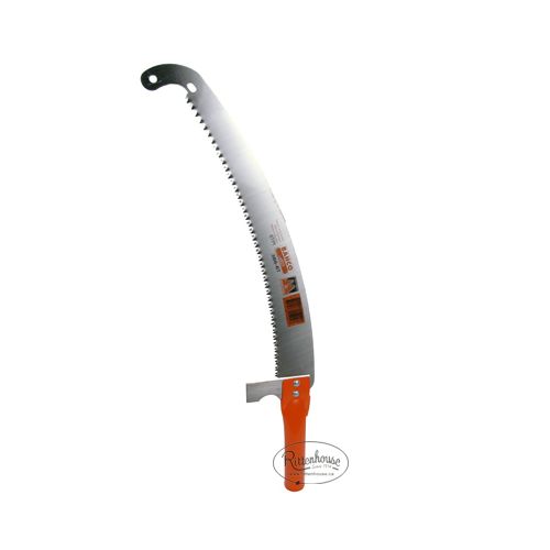 This is the 386-6T pole pruning saw. Notice the striking blade attached to the blade.