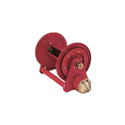 We have 2 models available, the standard 1/2&quot; NPT and the high flow with 3/4&quot; NPT. Motor and drive chain can be positioned on either side of the reel.