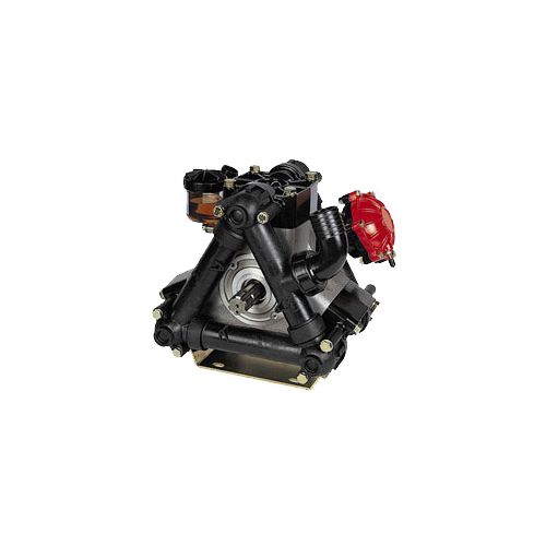 A low pressure, high volume diaphragm pump perfect for row crop spraying and liquid fertilizers.
