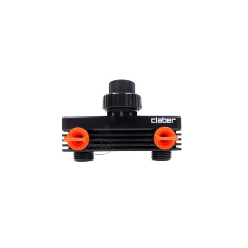 Water with your hose while having a timer attached.