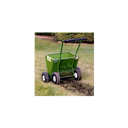 Apply rich organic topdressing soil with the Mini-Topper.