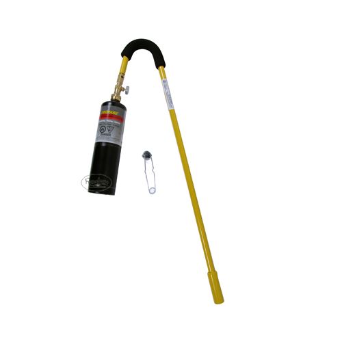 Mini Dragon Weed Torch Kit includes the flint starter, disposable propane cylinder is NOT included.