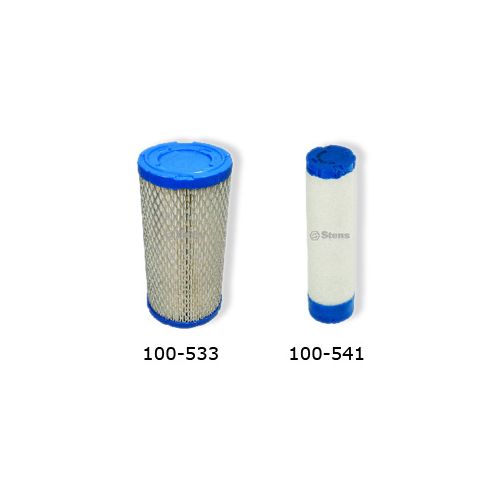 100-533 Air Filter and 100-541 Pre Filter for Kohler CH25 and CH26 Engines.