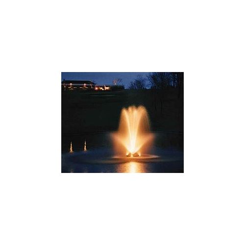 Add lights to beautify your pond.