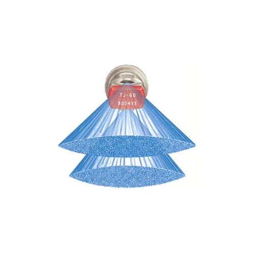 TeeJet Twinjet nozzle spray pattern.