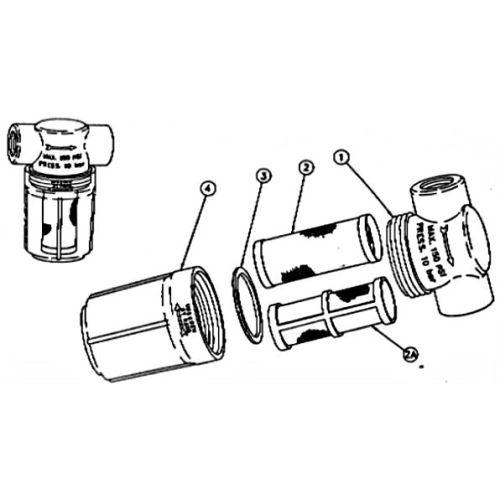 You can purchase replacement parts for your TeeJet 122 Series Line Strainers.