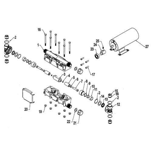 Hypro 2120 Plunger Pump Parts Breakdown.