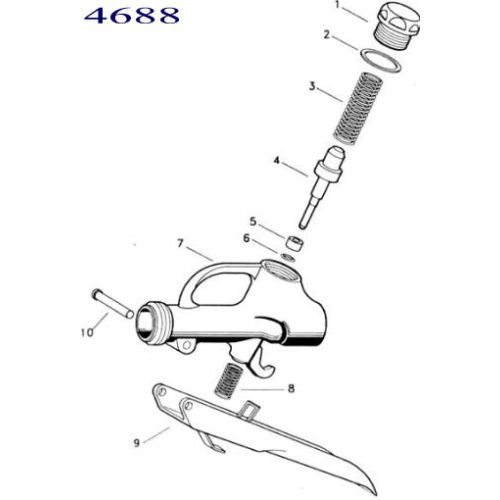 4688 TeeJet Trigger Valve Parts.