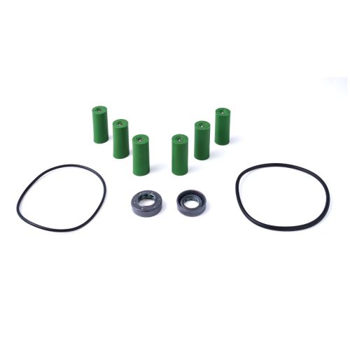 A repair kit to replace damaged rollers, seals, and o-rings on the Ace 6-Roller Pumps.