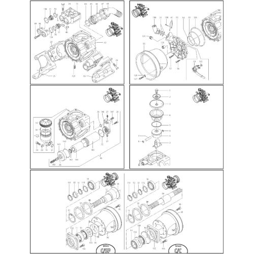 Annovi Reverberi AR813 diaphragm pump parts breakdown.