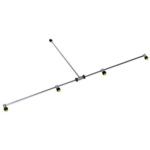 Cover large spraying areas in quick time with this 4 Nozzle Aluminum Spray Boom.