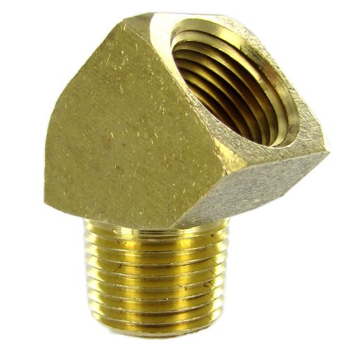 Brass 45 Degree Extruded Street Elbow:  Available in a range of sizes.