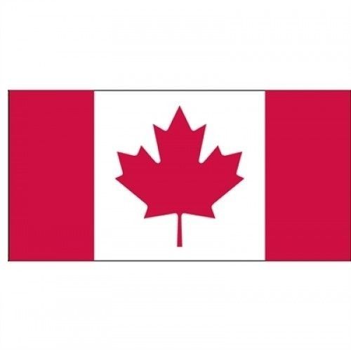 Canadian Flag for indoor use only. Measures 54&quot; x 108&quot;.