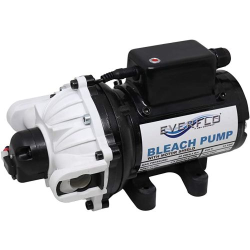 This 12V pump is ideal for killing bacteria and viruses with bleach formulas on many indoor and outdoor surfaces.