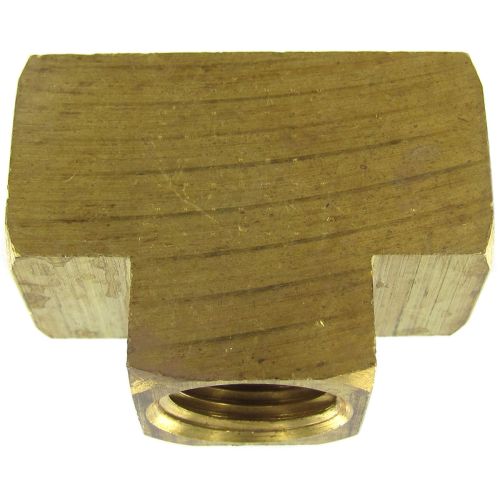 Solid Brass Extruded Tee.