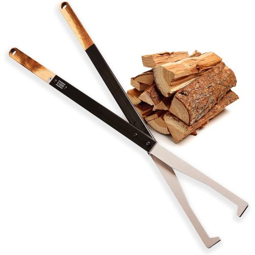 Each pack includes 2 x Kabin Fire Tongs. FIREWOOD NOT INCLUDED.