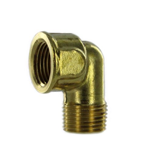 Extruded 90 Degree Street Elbow - Brass:  available in a range of sizes.