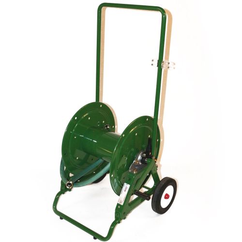 Hannay portable industrial hose reel on wheels