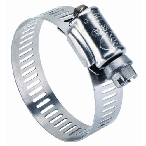 Stainless Steel Hose / Gear Clamps for securing hose.