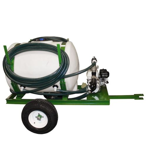 Trailed Hydro Seeding System with tank capacity of 570 Litres (150 US gallons).