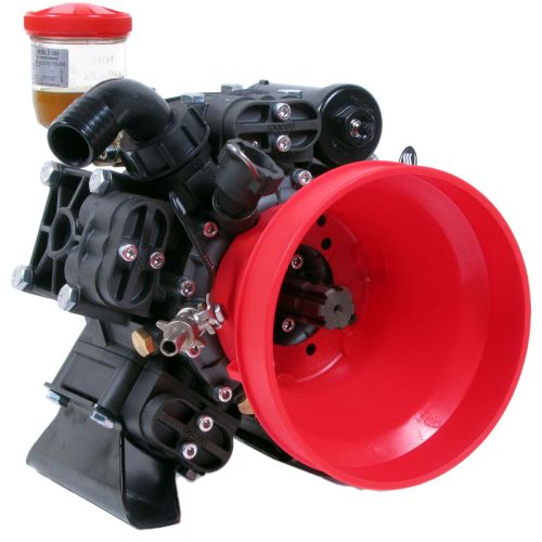 Hypro Diaphragm Pump D1265, shown here with 1 3/8&quot; 6 spline male shaft extension.