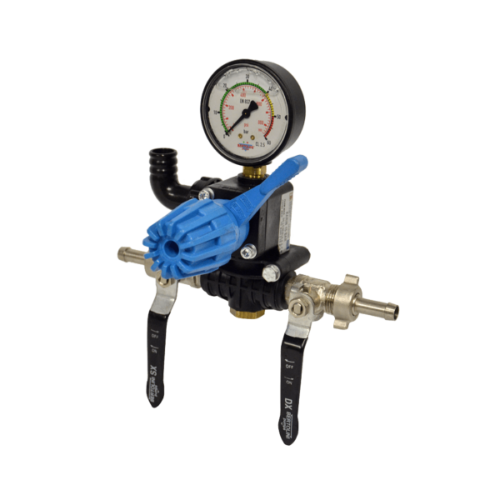 Maximum 10.5 gpm flow rate and maximum 580 psi pressure rating.