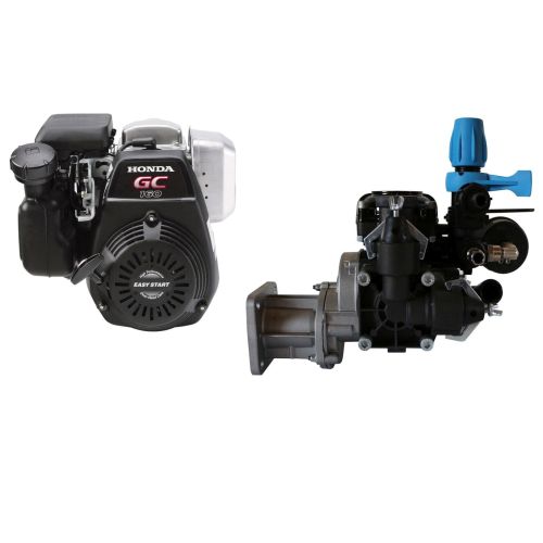 Comet MC25GR Diaphragm Pump and Honda GC160 Gas Engine Assembly.