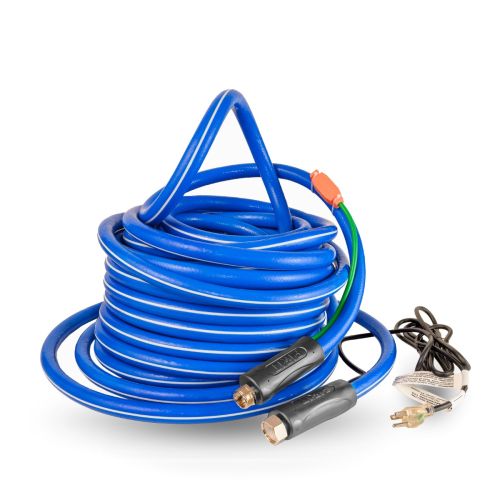 A reliable water hose for use during the cold, freezing winter months.