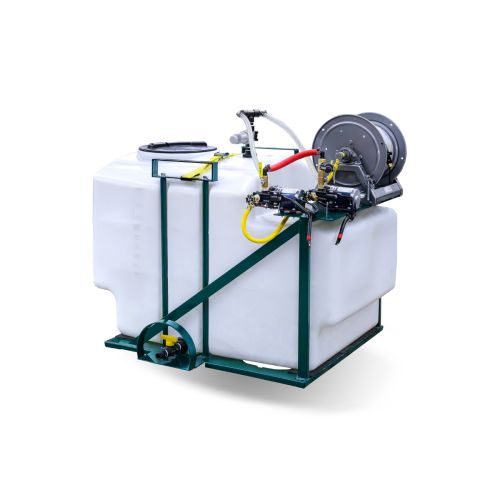 Two versions of this Rittenhouse Electric De-Icing Space Saver Sprayer: 750 L (200 US Gallon) or 1140 L (300 US Gallon) tank capacity.