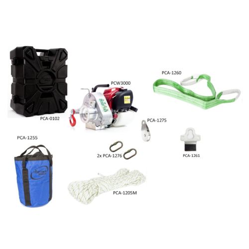 Portable Winch PCW3000-VK Off Road Assortment Kit.