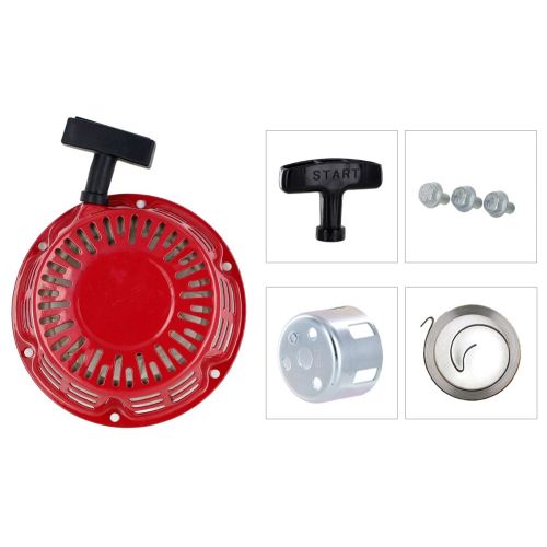 Replacement OEM recoil starter parts for the Honda GX160 Gas Engine are included in this assembly kit.