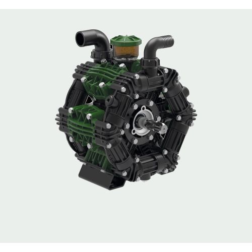 Udor ZETA260 2C Low Pressure 6 Cylinder Diaphragm Pump with 1 3/8&quot; 6-spline male PTO thru-shaft.