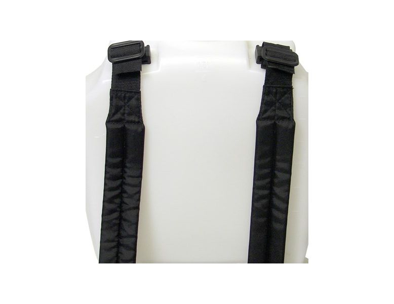 Deluxe padded shoulder straps make spraying for extended periods of time comfortable on the shoulders and back.