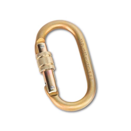 Portable Winch PCA-1276 Steel Oval Locking Carabiner.