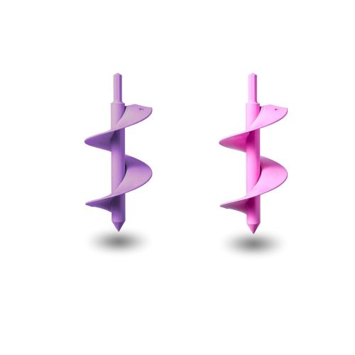 Power Planter Planting Auger Drill and Bedding Plant Tool # 307 available in pink or purple colors.