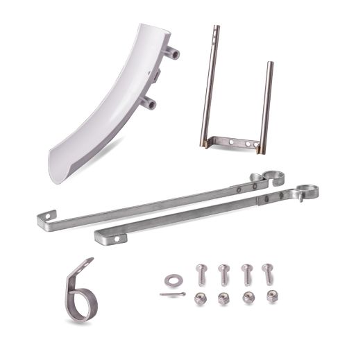 This is the Manual Deflector Kit for the Lesco High Wheel Spreader 705699.