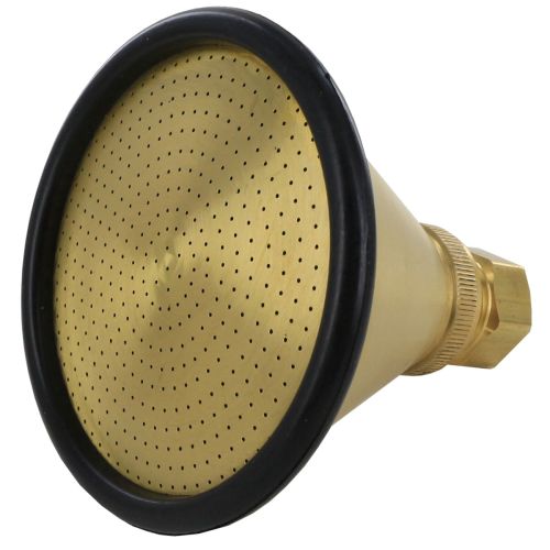 The extra wide pattern and large flow rate produced by this nozzle increases the speed of hand watering plants.