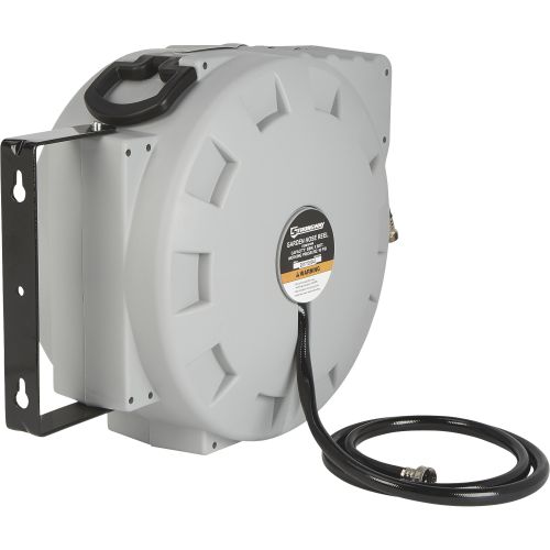 Holds 80&#039; of 5/8&quot; inside diameter hose.