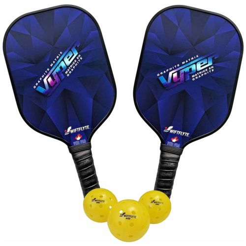Dominate the pickleball court against a friend or opponents with this pickleball set.