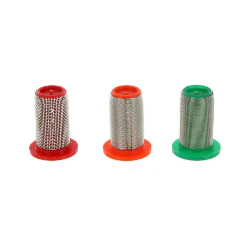 TeeJet Poly Strainer 8079-PP-50, 8079-PP-100, and 8079-PP-200 mesh.