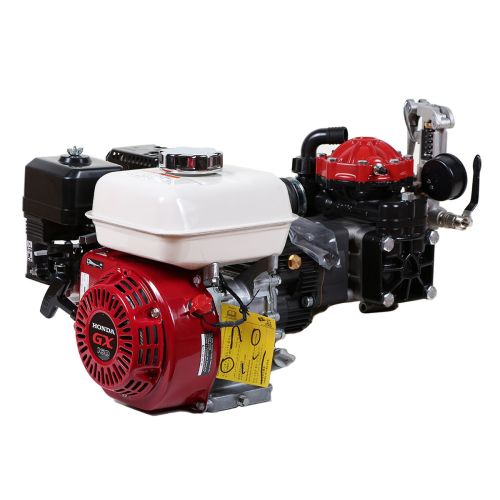 Assembly includes AR30-SP Diaphragm Pump, AR1636 Gearbox, GI / GIC40 Regulator, and Honda GX160 Engine with recoil or electric start.